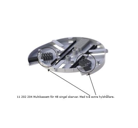 SP-TFLEX-MKASS-48 Tykoflex AB 11202204 Multikassett for inntill 48 skj&#248;ter 2-pack, for Tykoflex T4 skj&#248;teskap